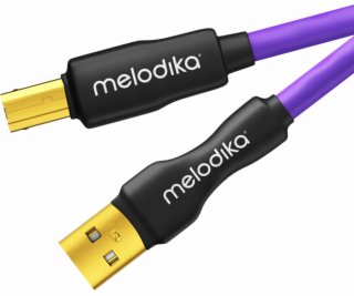 Melodika  MDUAB35 Purple USB 2.0 typ AB kabel, včetně: pr...
