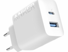 Anker 312 20W 1x USB-A 1x USB-C Biela nabíjačka