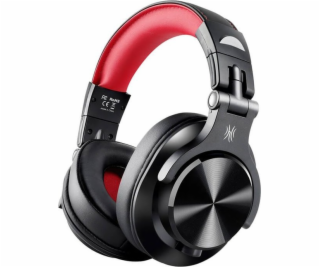Oneodio A71 Wired Headphones (Black and Red)