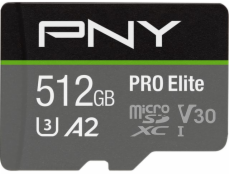 Pamäťová karta MicroSDXC Elite 512GB P-SDUX512U3100PRO-GE