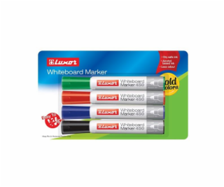 Súprava popisovačov na tabuľu Luxor, 4 ks