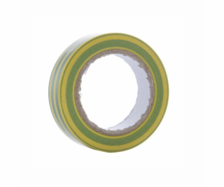 Izolačná páska, Bycom, 0,13 x 19 mm. 20 rokov žlto zelená