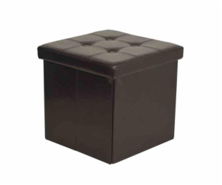 Pouf Domoletti XYF2108B, hnedý, 38 cm x 38 cm x 38 cm