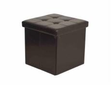 Pouf Domoletti XYF2108B, hnedý, 38 cm x 38 cm x 38 cm