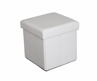 Pouf Domoletti XYF1368B, biely, 38 cm x 38 cm x 38 cm