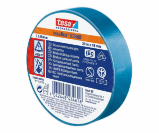Izolačná páska Tesaflex 53988, modrá, 19 mm x 20 m