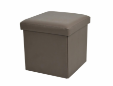 Pouf Domoletti XYF1368B, sivý, 38 cm x 38 cm x 38 cm