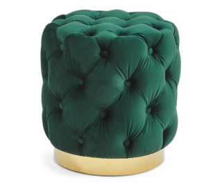 Pouf Domoletti AHIGA, zelený, 40 cm x 40 cm x 43 cm