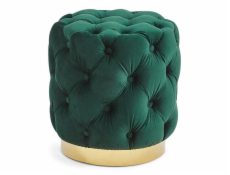 Pouf Domoletti AHIGA, zelený, 40 cm x 40 cm x 43 cm