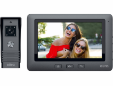 Eura Video interkom EURA VDP-45A3 ALPHA černá barva 7   monitor, podpora 1 vstupu