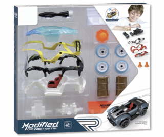 1:32 Stavebnice Auto 17ks - žluté