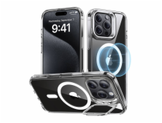 ESR Classic Hybrid (HaloLock) case with stand for iPhone 16 Pro (transparent)