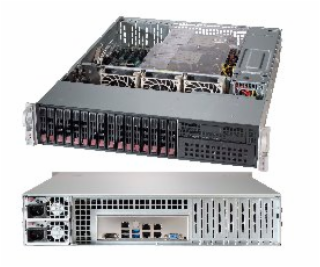 SUPERMICRO 2U chassis 16x 2,5 HS SAS3/SATA (8NVMe), 2x120...