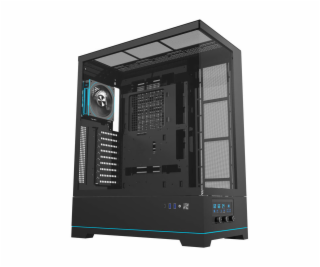Počítačová skříň Darkflash DY451L PRO s ventilátorem (černá)