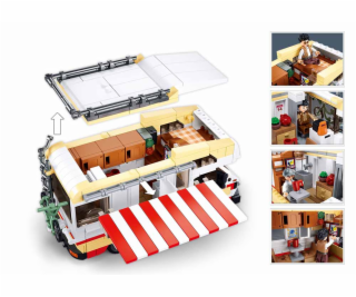 Sluban Model Bricks M38-B1193 Obytný vůz TS-3 v měřítku 1:35