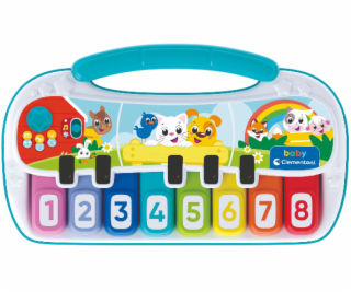 Clementoni PIANINKO B/O ZWIERZATKA 29X6X22 CLM WB