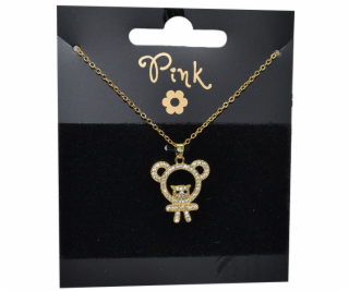 Pozlátená retiazka s príveskom MACKO