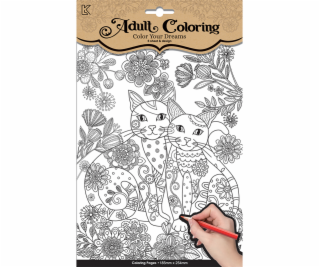 Maľovanky pre dospelých - Mačky