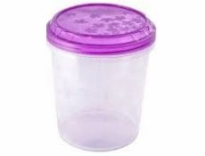 Dóza s víkem TWIST 1 l plast