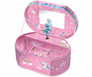 Šperkovnice s hudbou - jednorožec OVÁL