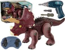 Demontáž dinosaurů LeanToys pomocí plastové vrtačky