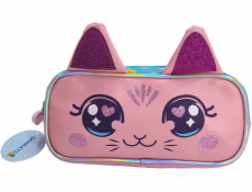 Penál Růžová Kočka 22,5 cm