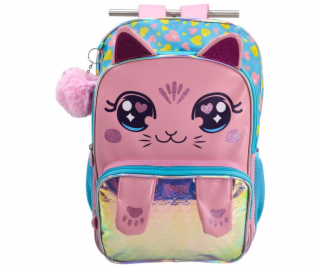 Batoh Růžová Kočka 42 cm