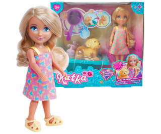 Panenka KATKA se psem a vanou