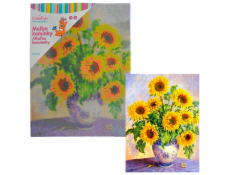 Diamantové malování - Slunečnice 30 x 40 cm