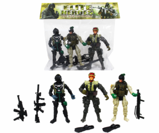 Akční figurky vojáků 3 ks serie 1