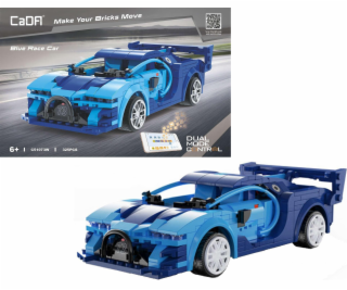 Dvojité ovládání Cada Cada Klocki Blue Race Car