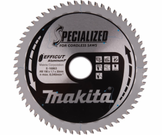 Makita  KRUHOVÁ PILA 190x30x60z ÚČINNOST NA HLINÍK