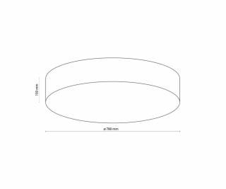 Stropní svítidlo TK Lighting Rondo 2443, 90 W, E27S