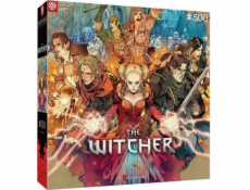 Herní puzzle Good Loot: Zaklínač Scoia tael (500 dílků)