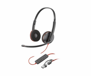 HP Poly Blackwire 3220 Stereo USB-C Black Headset +USB-C/...