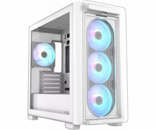 ASUS case A23 PLUS TG ARGB, Mini Tower, průhledná bočnice...
