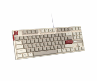 MageGee MK-STAR wired keyboard (retro white-gray)