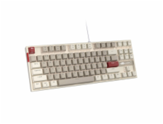 MageGee MK-STAR wired keyboard (retro white-gray)