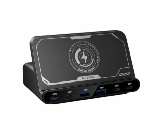 Blitzwolf BW-S27 160W, 2xUSB-A, 4xUSB-C, 15W wireless cha...