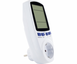 Schwaiger  Energiekostenmessgerät mit Display, weiß