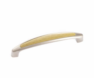 Rukojeť Domoletti 2057/128, 14 cm, buk/nikl, 1 ks.