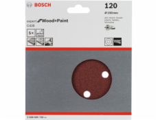 Brusný papír C430, balení 5 ks; 150 mm, 120 - 3165140172042 BOSCH