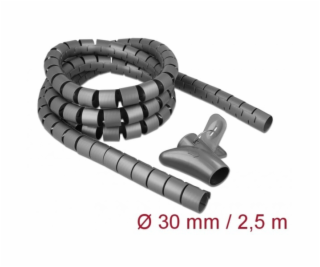 Spiralschlauch mit Einziehwerkzeug 2,5 m x 30 mm, Kabelsc...