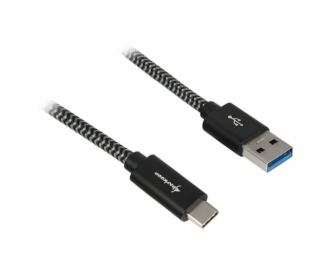 Kabel USB A 3.2 Stecker > USB-C Stecker (Alu + Braid)