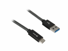 Kabel USB A 3.2 Stecker > USB-C Stecker (Alu + Braid)