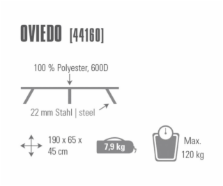 Campingliege Oviedo 44160, Camping-Bett