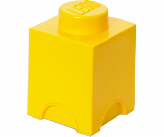 LEGO Storage Brick 1 gelb, Aufbewahrungsbox