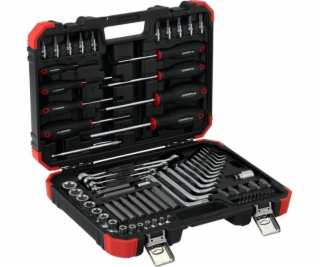  Red TORX-Schraubwerkzeugsatz, 1/4  + 1/2 , 75-teilig, We...