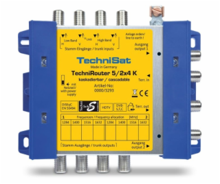 TECHNIROUTER 5/2X4 G-R, Multischalter