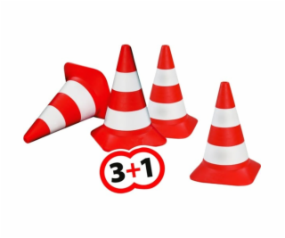 Pylonen Set 4 Stück, Verkehrszeichen
